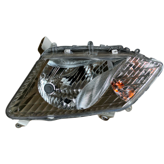 Phare automobile avec clignotant orange  - L