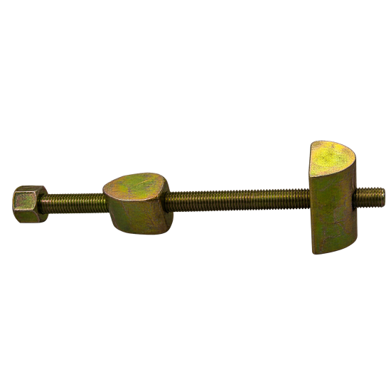 Assemblage métallique fileté en zinc