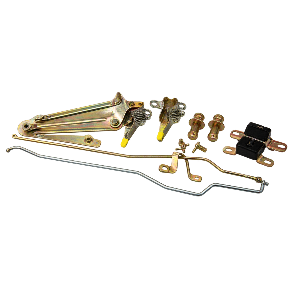 Kit de tringlerie et loquets métalliques