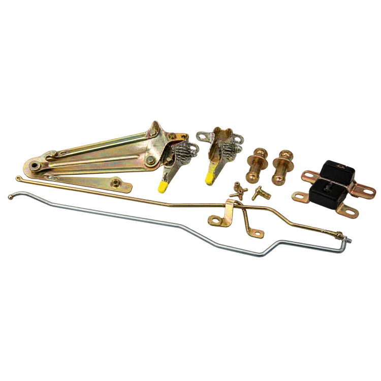 Kit de tringlerie et loquets métalliques
