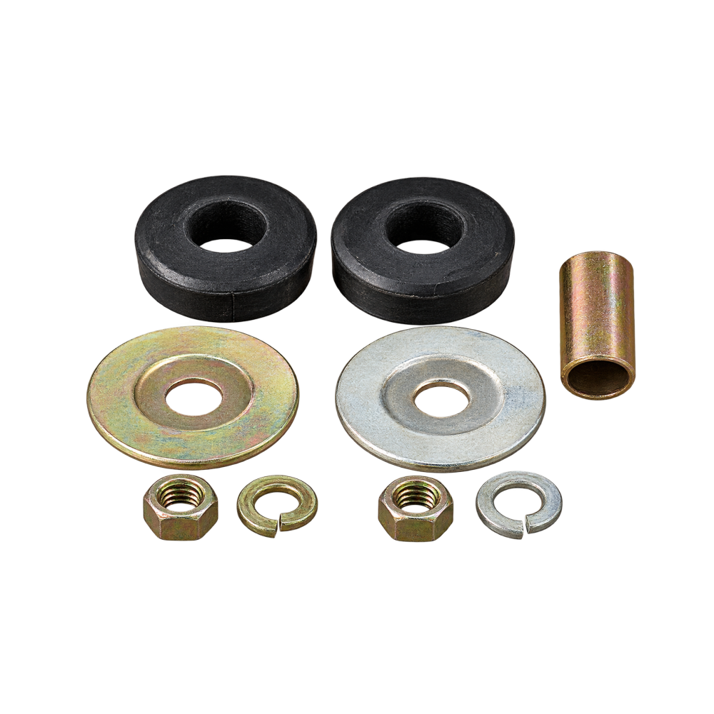 Kit de bagues, rondelles et écrous métalliques