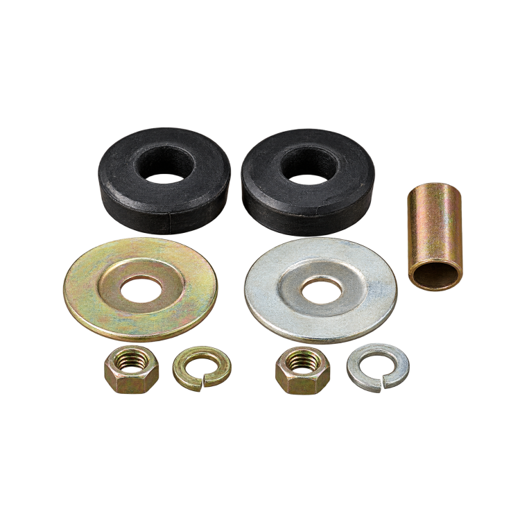 Kit de bagues, rondelles et écrous métalliques